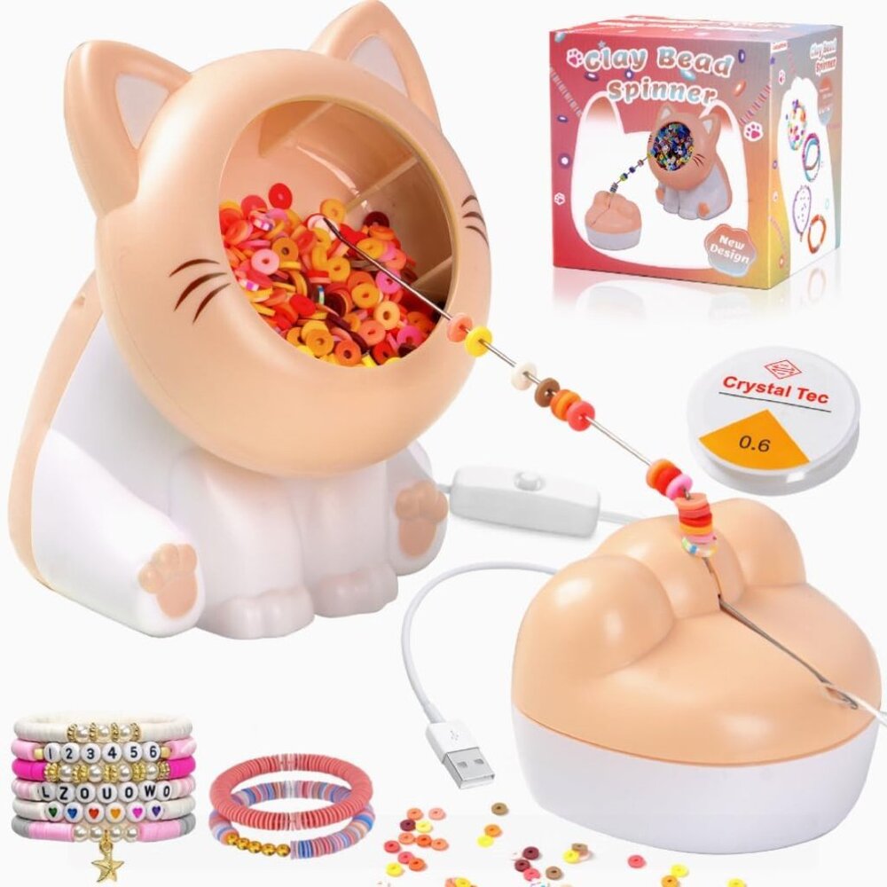 Clay Bead Spinner, Bead Spinner for Jewelry Making, Electric Bead Spinner